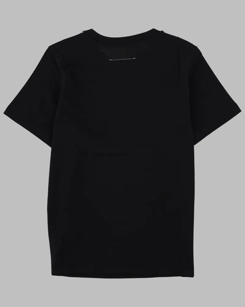 Maison Margiela Logo Patch T-Shirt — Black Black