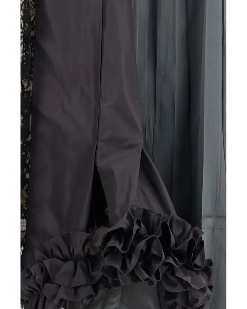 Prada Women Multicolor Silk Midi Skirt Multicolor