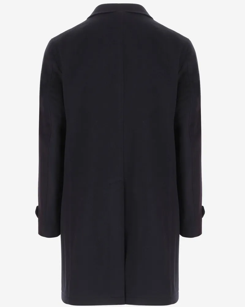 Tagliatore Men's Coat Alton Ultramarine Blue Virgin Wool Navy