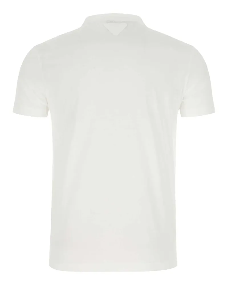 Prada Men's White Cotton T-Shirt Set F0009 F0009