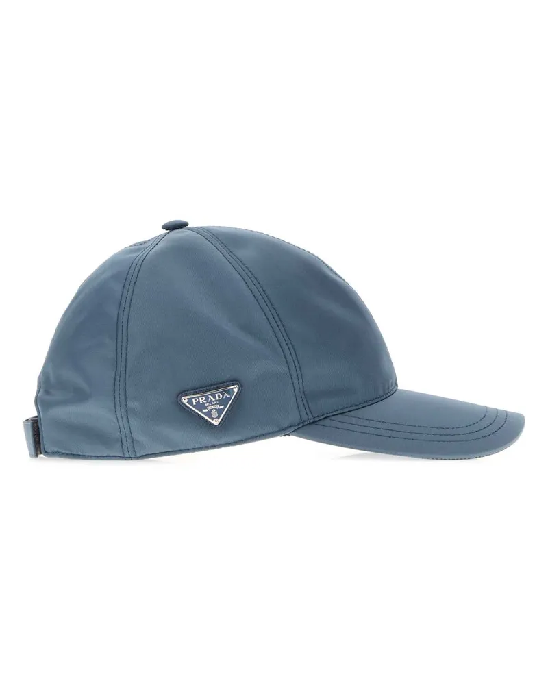 Prada Men's Re-Nylon Baseball Cap Blue Polyamide Riciclata Escluso Blue