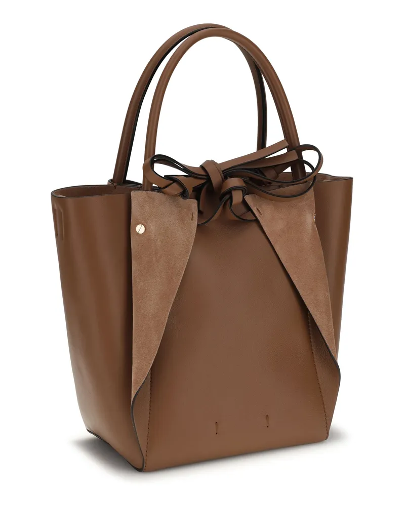 Gabriela Hearst Women's Handbag Marija Cognac Lambskin Shoulder Bags Cognac
