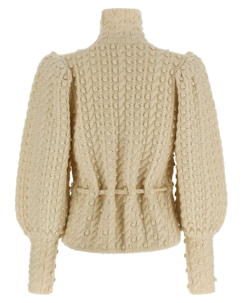 Zimmermann Valiant Sweater — Cream Cream