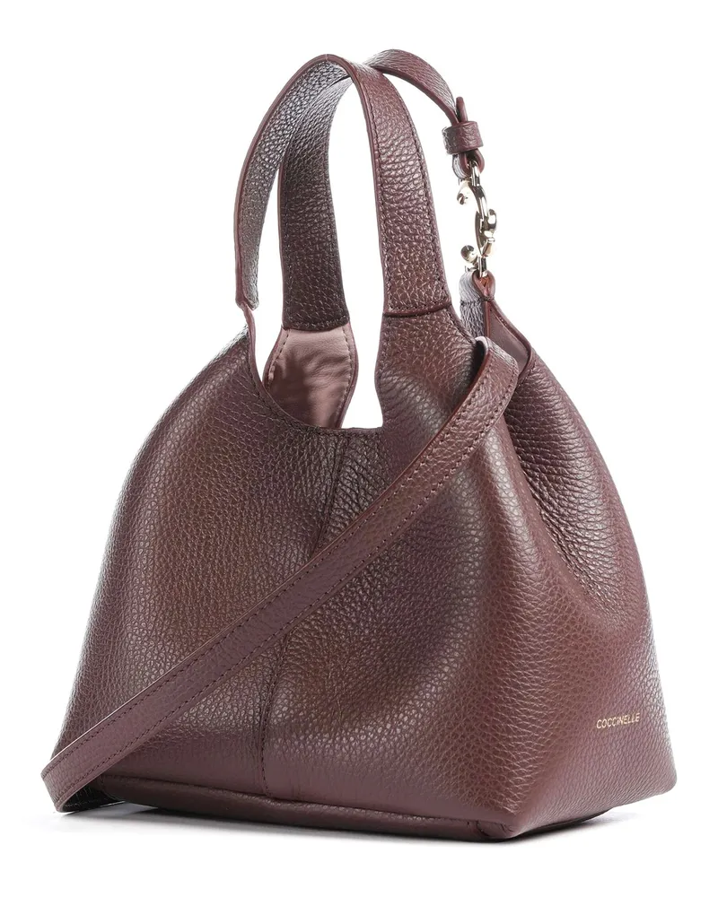 Coccinelle Women's Handbag C-Easy Berry Bovine Leather; Lining: Pu Handbags Hand Bags Purple