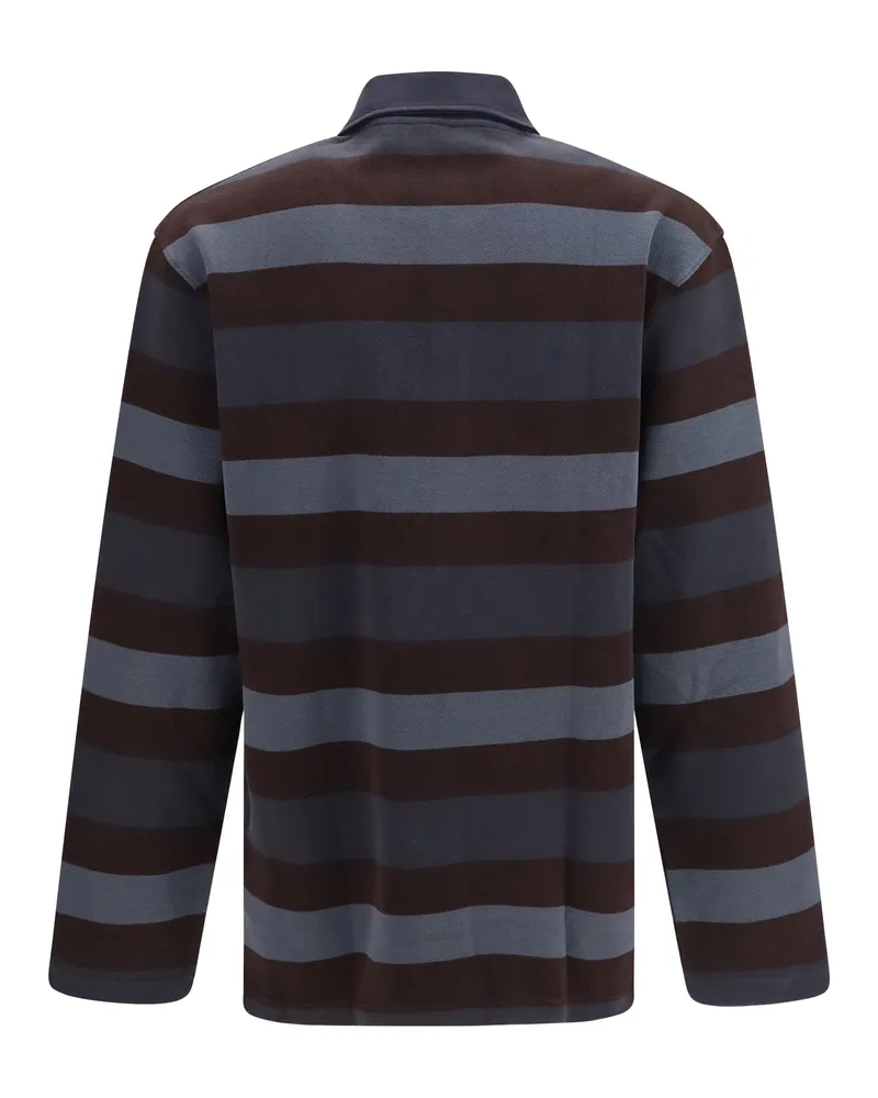 OFF-WHITE Stroke Polo Shirt — Multicolor Multicolor