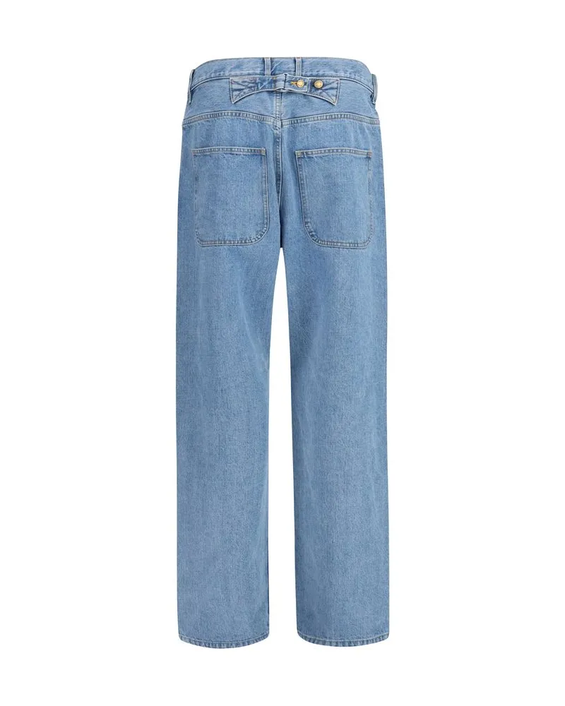 Thom Browne Japanese Selvedge Denim Jeans — Blue Blue