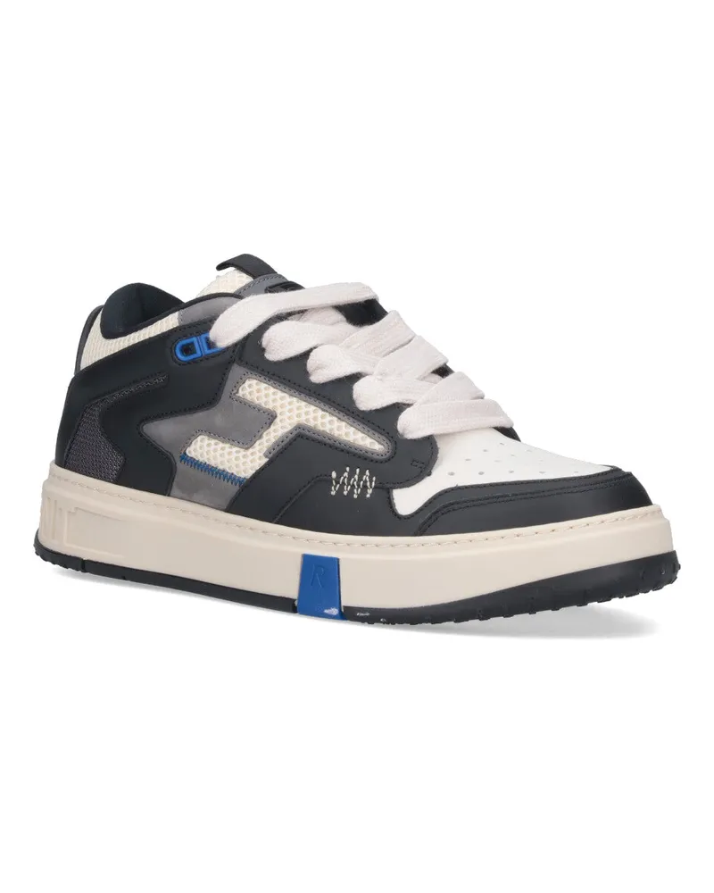 REPRESENT Men's Sneakers Black Leather Multicolor