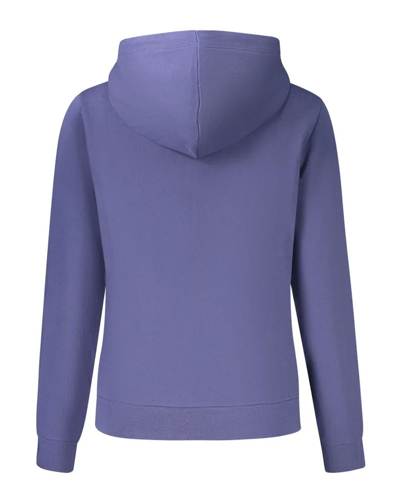 Napapijri Cotton-blend Logo Hoodie — Blue Blue