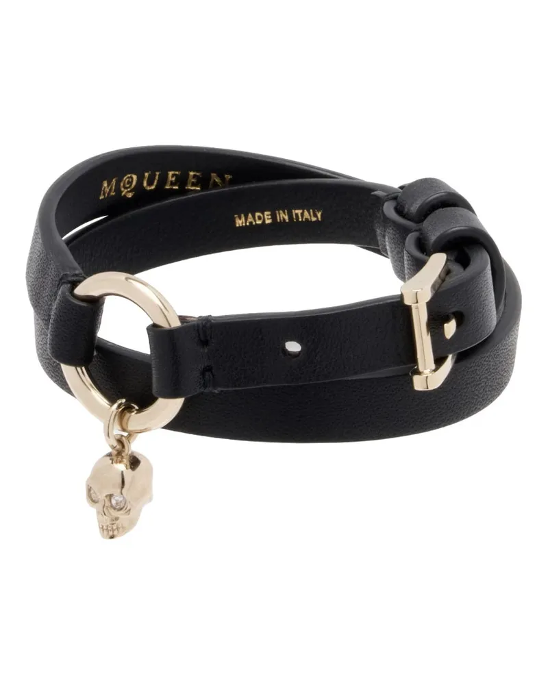 Alexander McQueen Skull Bracelet — Black Black