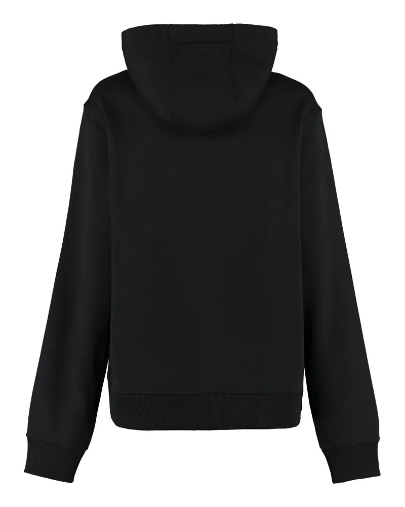 Burberry Women's Printed Hoodie Black Cotton Hoodies Black