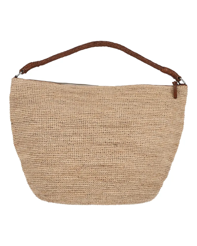 IBELIV Women's Bags Beige Raphia Beige