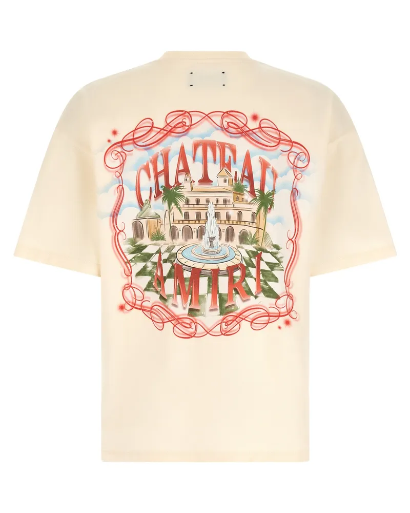 Amiri Men's Beige Cotton T-Shirt Beige