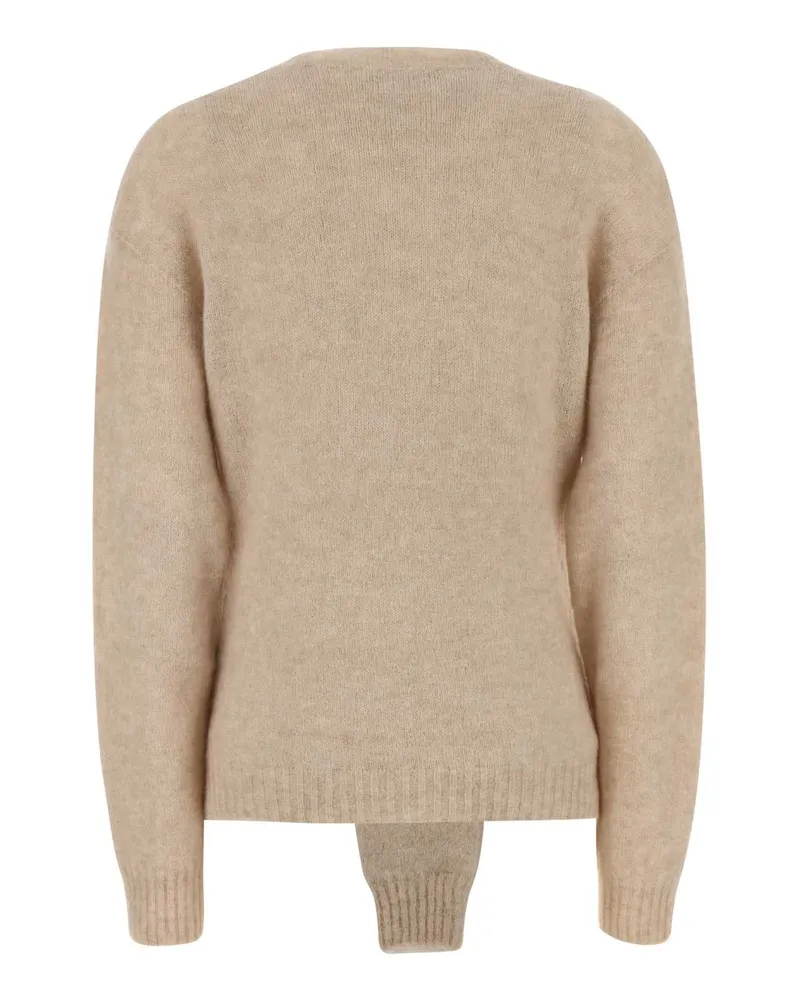 Des Phemmes Women's Beige Stretch Nylon Blend Sweater Maglieria Beige