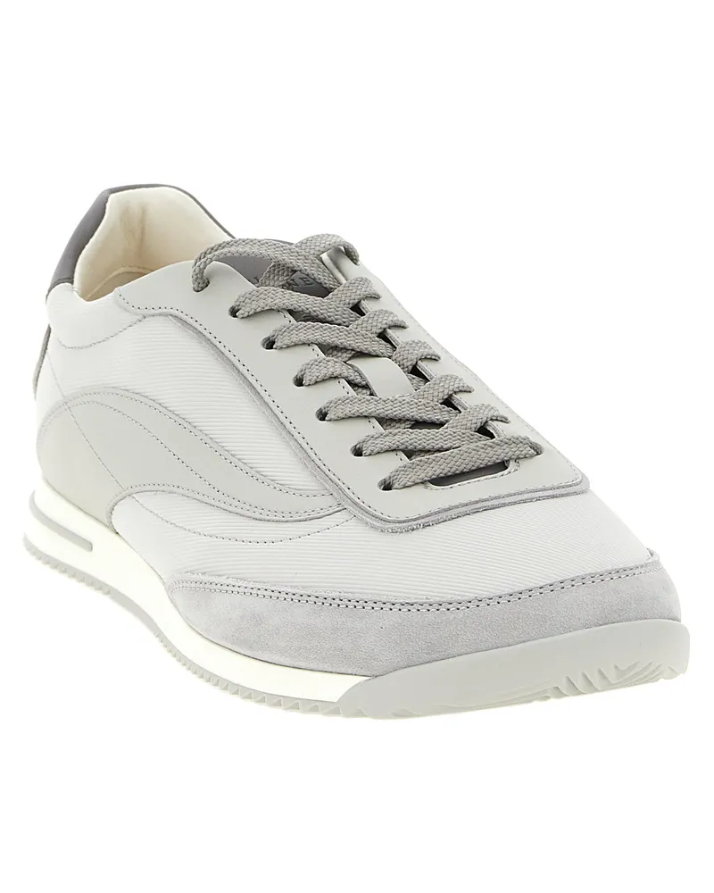 Brunello Cucinelli Techno and Nubuck Sneakers — Gray Gray