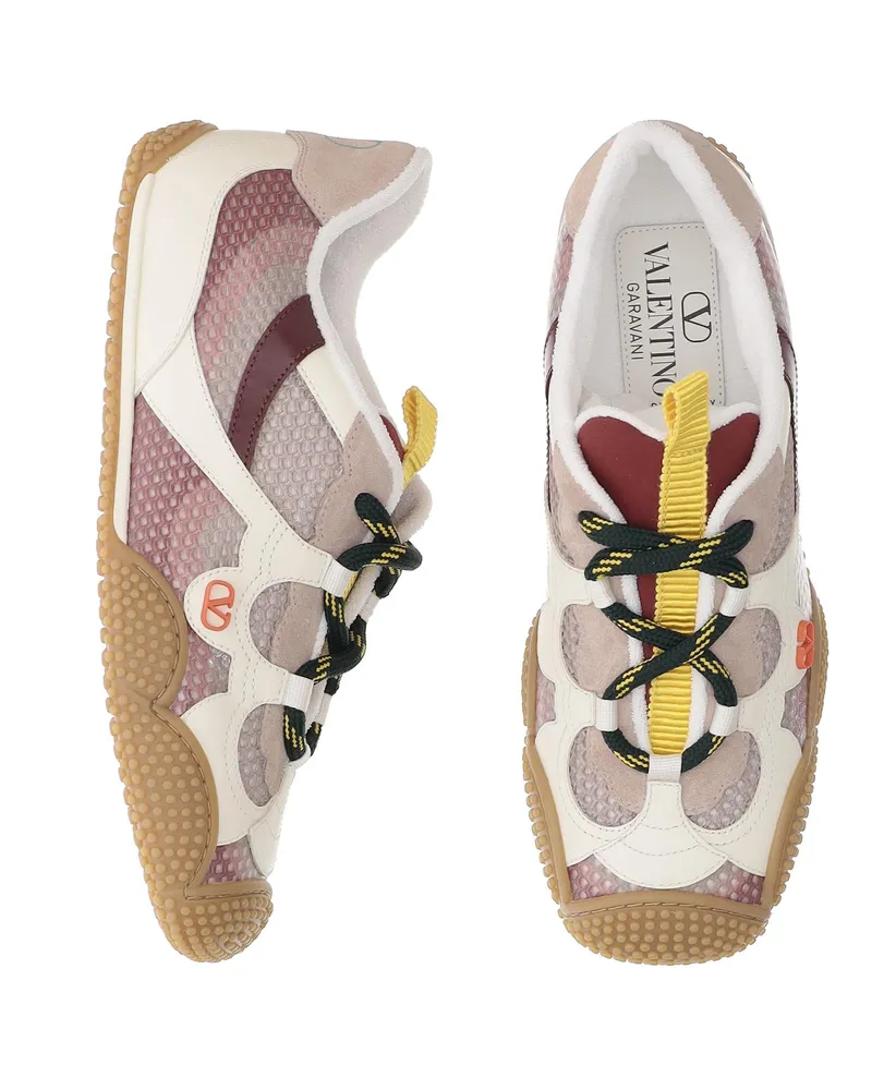 Valentino Garavani Women's Sneakers Amphibious Rubberised Calfskin Multicolour Trainers Multicolor