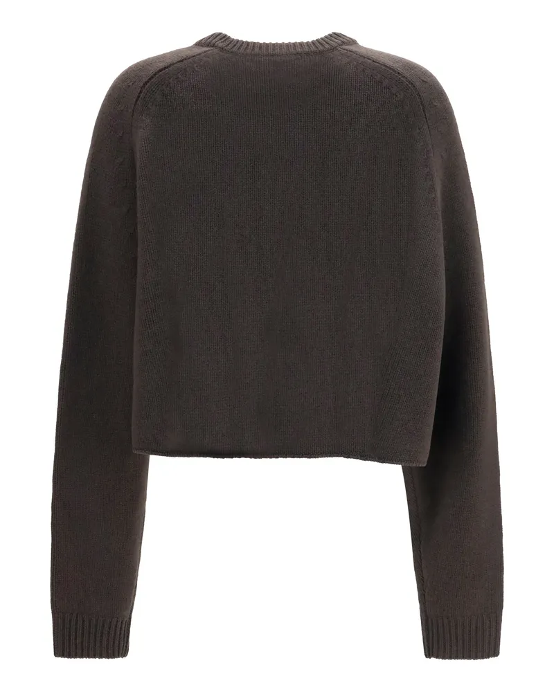 Lisa Yang Women's Karine Sweater Dark Fern Kashmir-Capra Hircus Kashmir/capra Gray