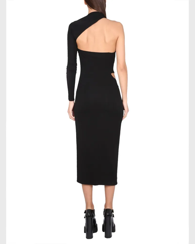 Versace Jersey Dress — Black Black
