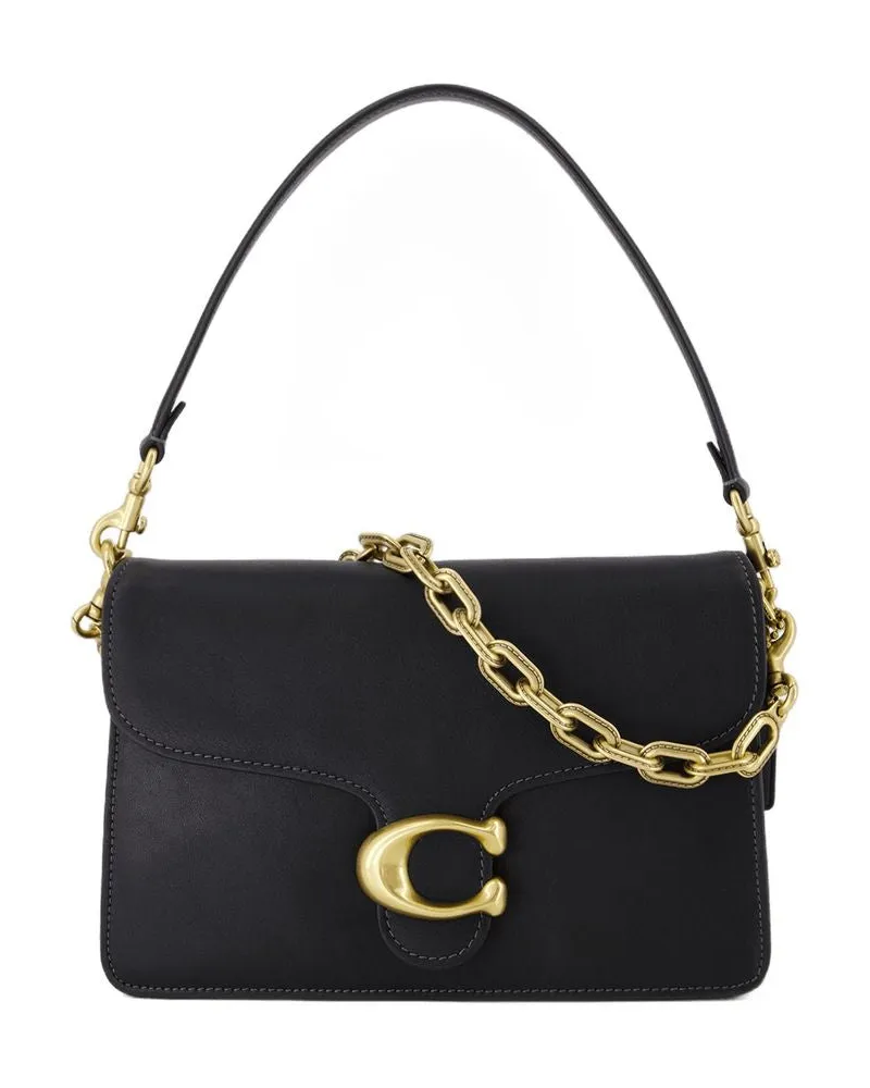 Coach Women's Tabby Shoulder Bag Black Cowhide Black