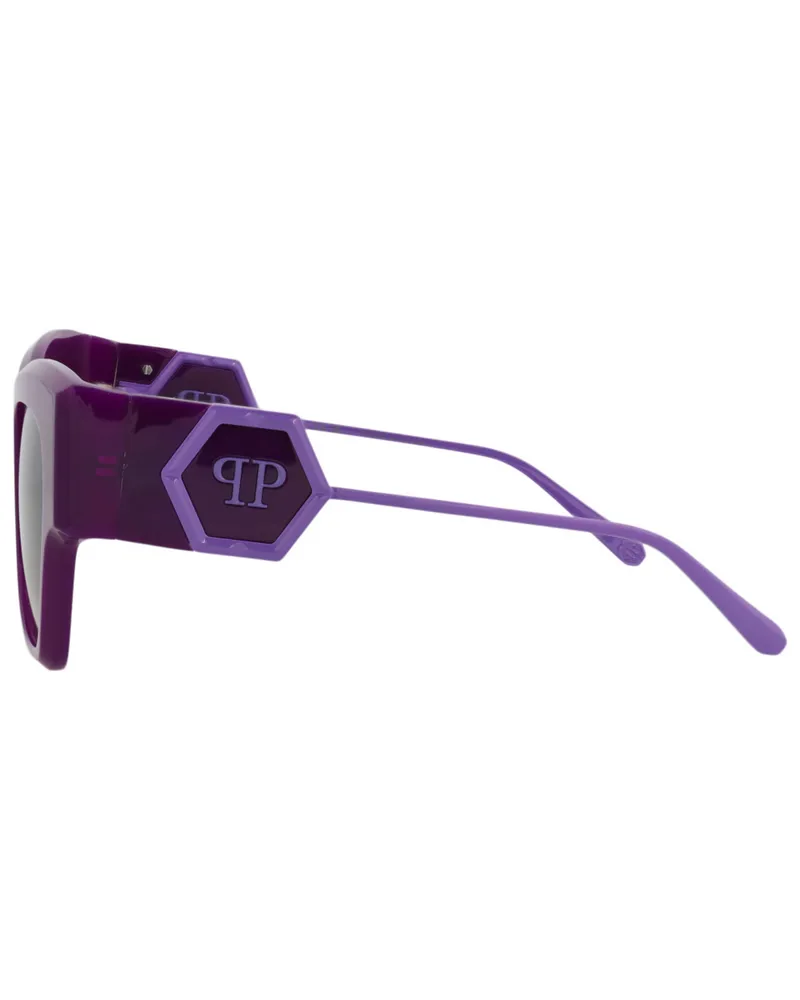 Philipp Plein Men's Preloved -  Womens 53mm Violet Sunglasses Spp120m-53-0875 One Color Purple