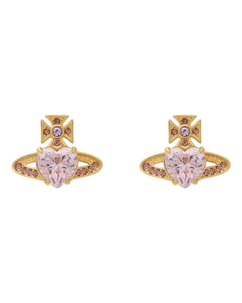 Vivienne Westwood Women's Ariella Earrings Metal Pink Jewelry-Watches Gold