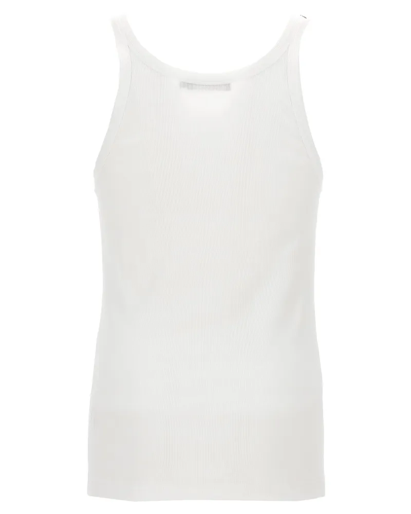 Dolce & Gabbana Men's White Cotton Tank Tops White