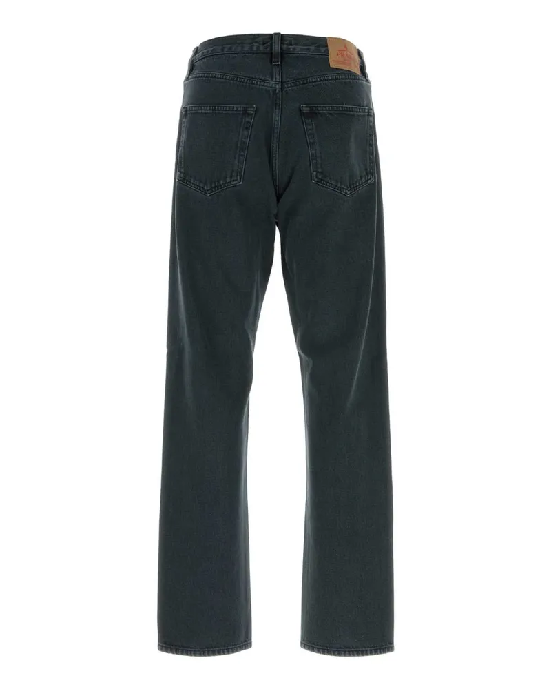 Prada Men's Dark Blue Denim Jeans Obsidian Navy