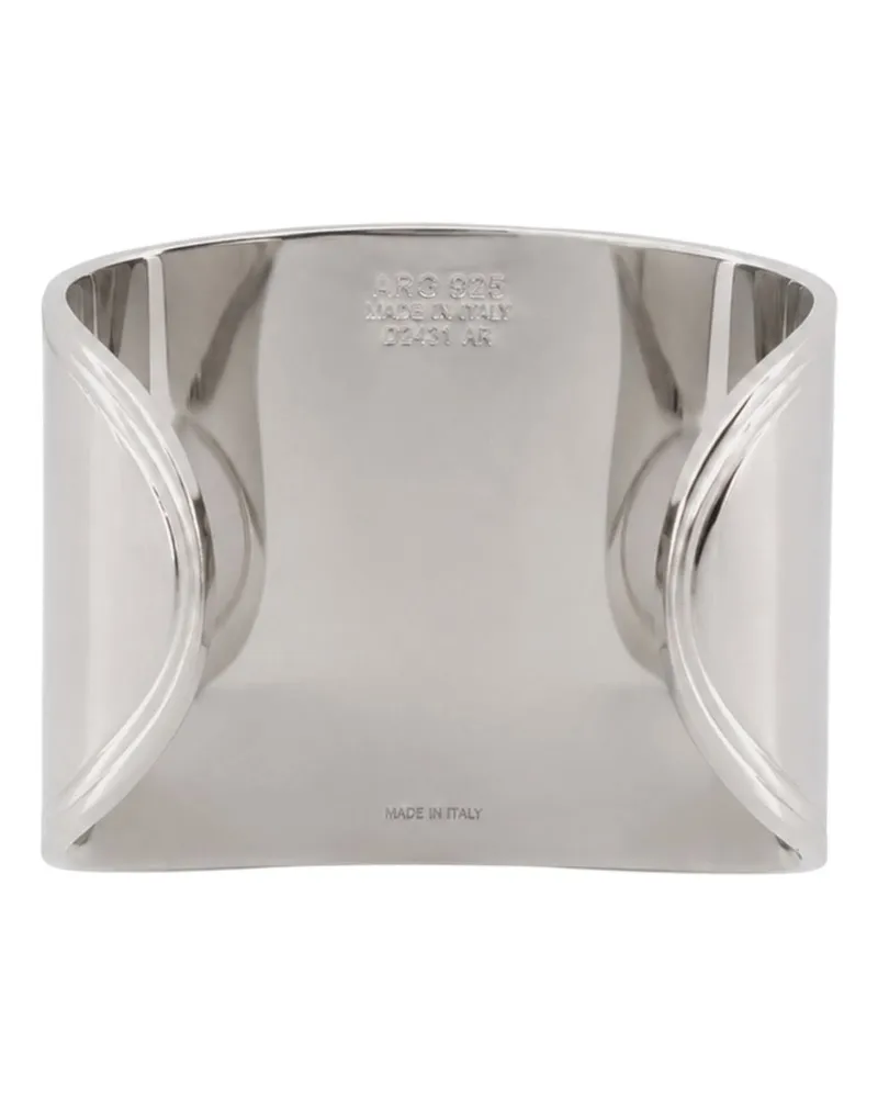 Maison Margiela Women's Stickers Bracelet -  Metal Silver Jewelry-Watches Bracelets Silver