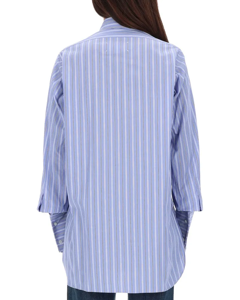 Maison Margiela Cotton Shirt — Blue Blue