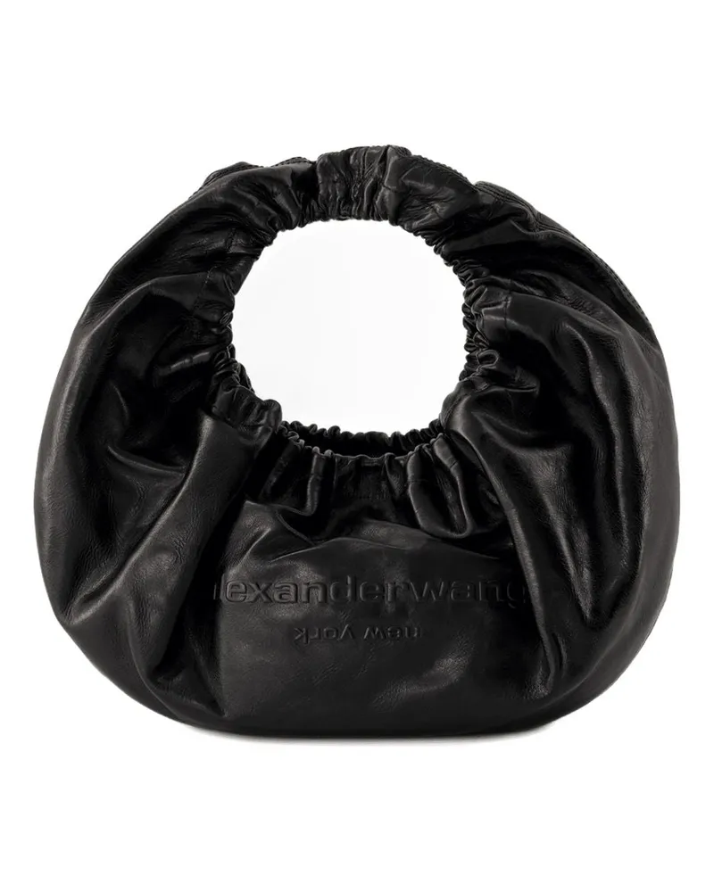 Alexander Wang Women's Crescent Small Purse -  Leather Black Calfskin Bags Handbags-Purses Black