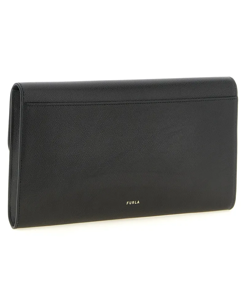 Furla Iride Clutch — Black Black