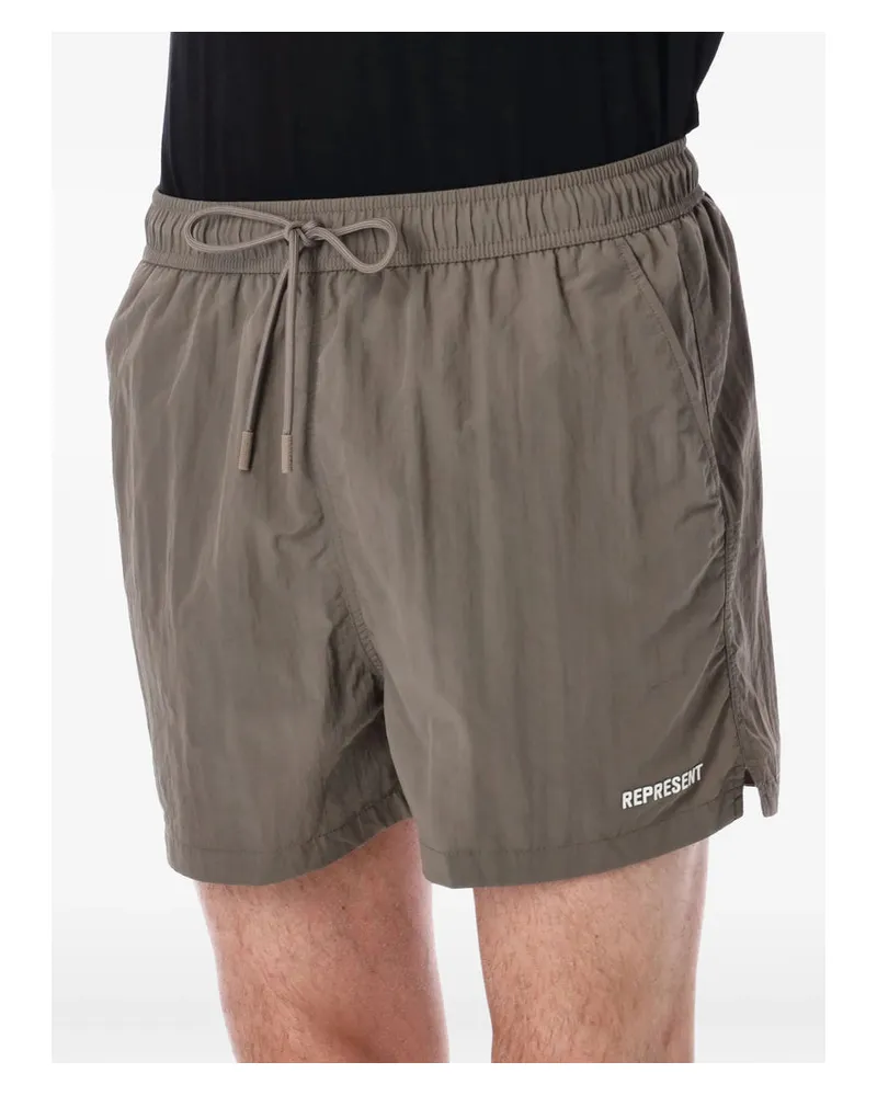 REPRESENT Earth Swim Shorts — Brown Brown