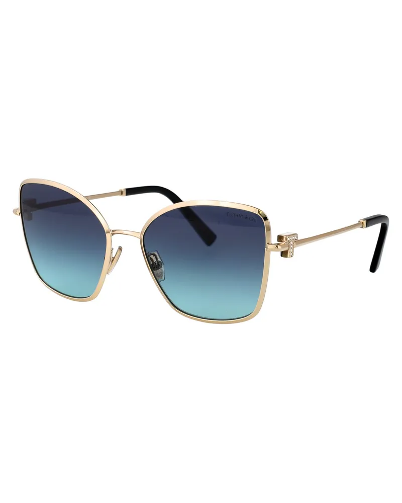 Tiffany & Co. 0TF3102B Gradient Lens Sunglasses — Gold Gold