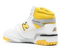 Men's Bb650 High-Top Sneaker White Leather
