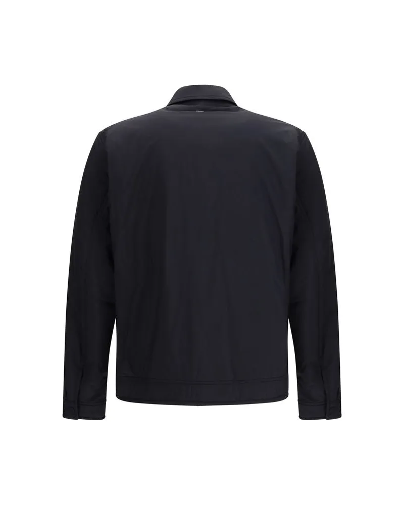 Herno Men's Black Nylon Shell Jacket Clothing Black
