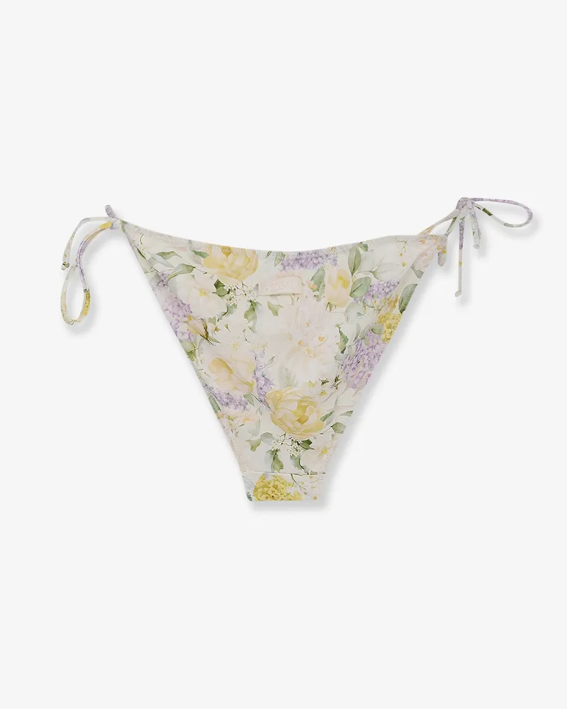 MC2 Saint Barth Women's Bikini Bottom Virgo Yellow Polyamide Elastane Swimwear Sea Clothing Yellow
