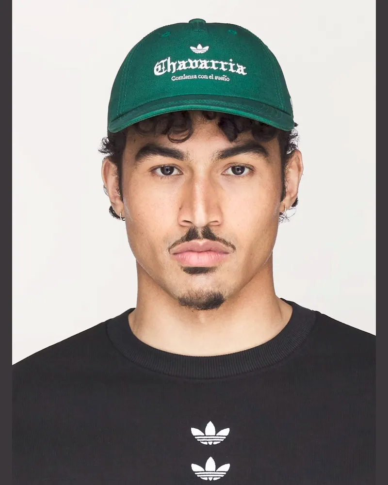 adidas Men's Baseball Hat Green Cotton Green