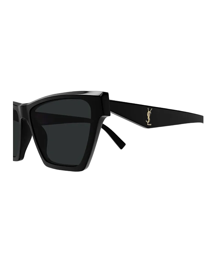 Saint Laurent Unisex Sunglasses Black Acetate Black