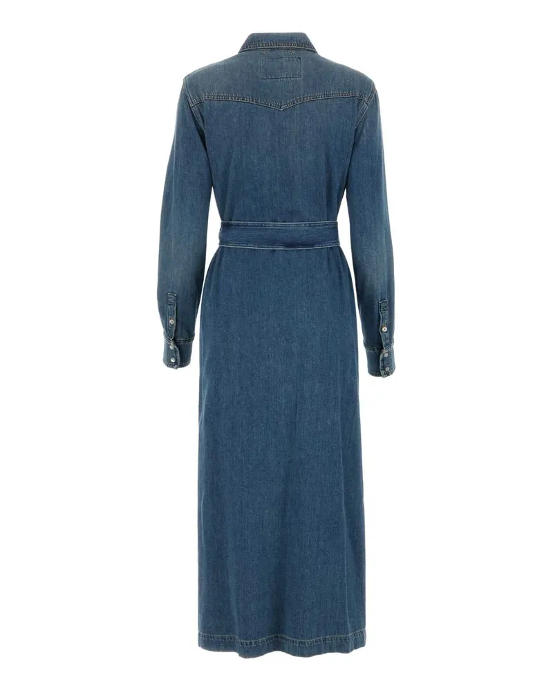 Golden Goose Blue Exterior: Cotton Abiti Dress Blue