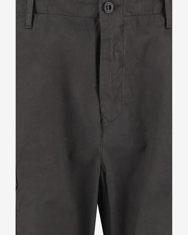 C.P. Company Men's Cotton Cargo Trousers Dark Grey Gray