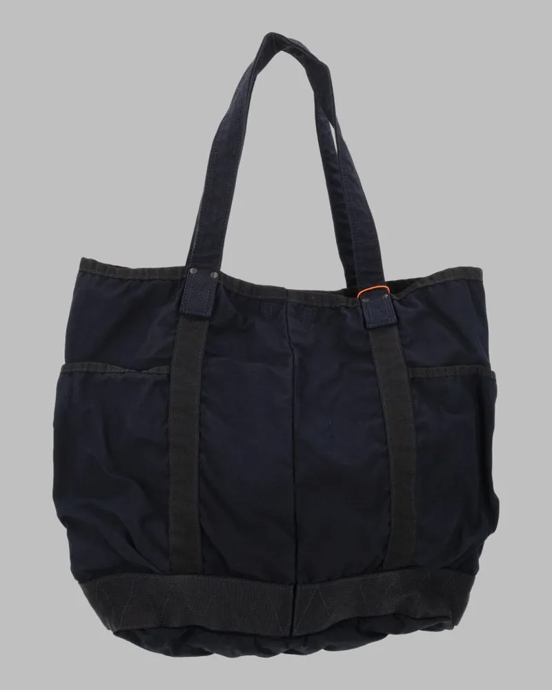PORTER-YOSHIDA & CO Men's Tote Bag Crag Blue Cotton Nylon Handbags Hand Navy