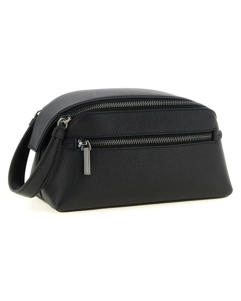 Christian Louboutin Calfskin Leather Clutch — Black Black