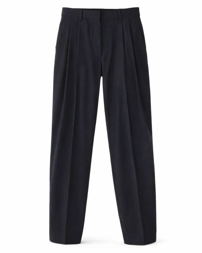 Fabiana Filippi Virgin Wool Trousers — Blue Blue