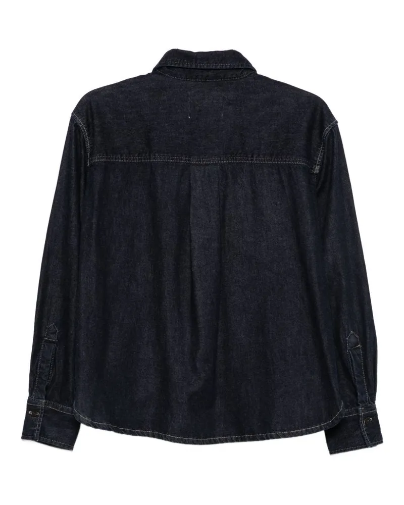 Closed Cotton Denim Shirt — Navy Navy