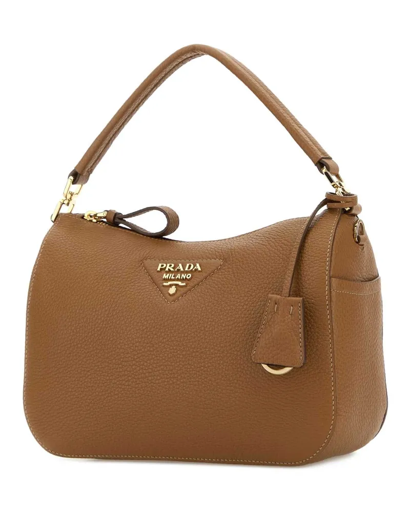 Prada Women's Camel Leather Small Handbag Caramel 0 1 Borse A Mano Bag Brown