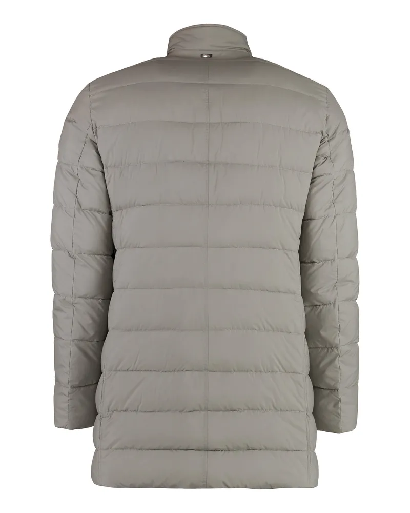 Herno Techno-Nylon Down Down Jacket — Gray Gray