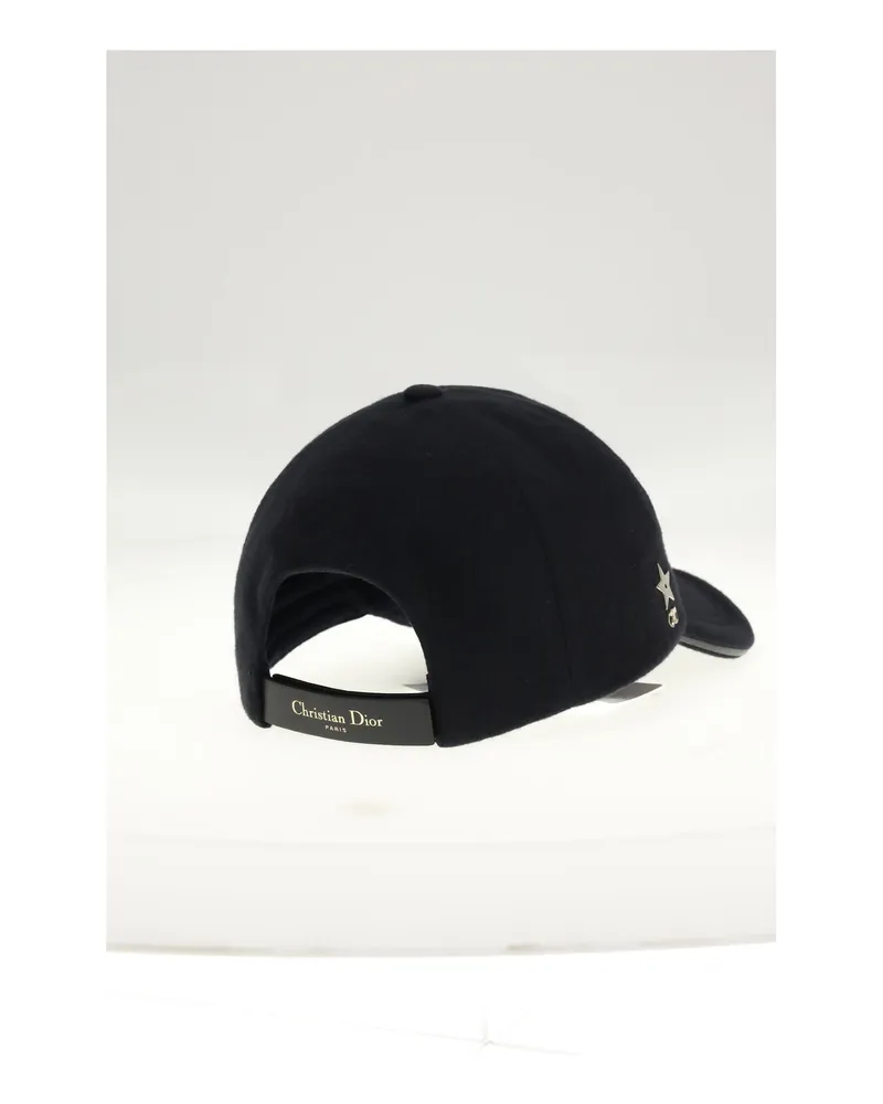 Dior Women's Wool Hat Blue Black