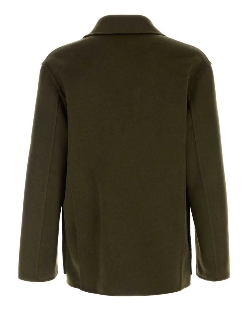 Ferragamo Olivemelange Blazer — Green Green