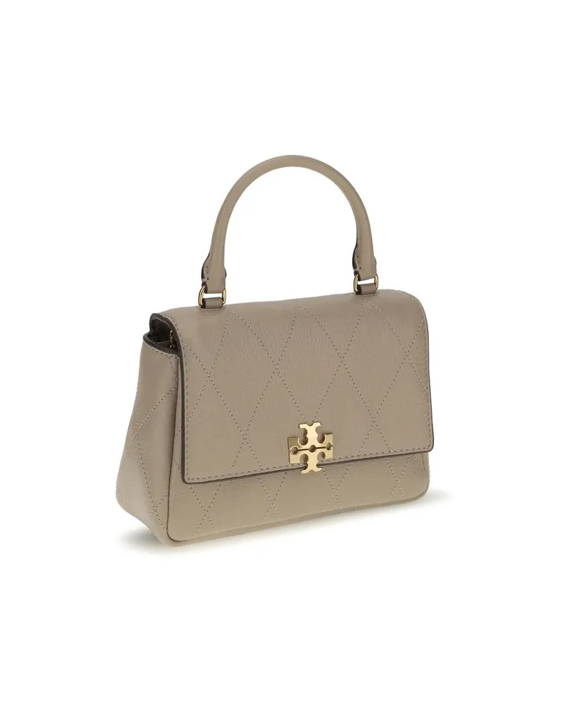 Tory Burch Women's Beige Calf Leather Bos Taurus Wallet Beige