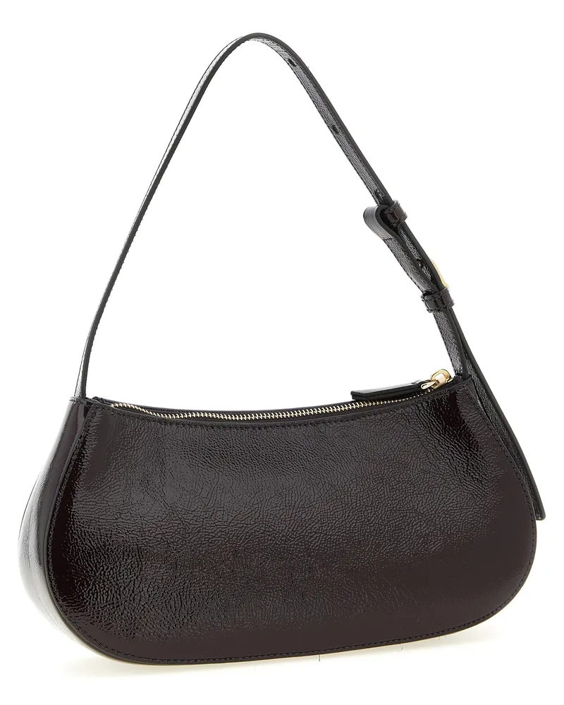 Mulberry Women's Purple Calfskin Shoulder Bag Black