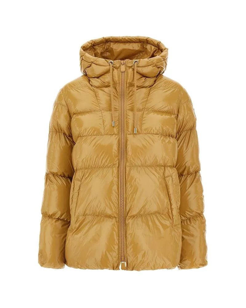 Pinko Women's Winter Jacket Yellow Polyamide Apparel - Outwear Yellow